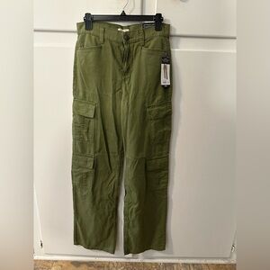 NWT Olive Cargo Pants 33length